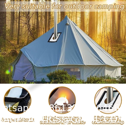 Titanium Tent Wood Stove Oven Folding Portable Log Winter Camping Foldable Ultra Light Hiking Cooking Bbq Chimney