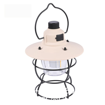 Camping Light Bulb, Iron Abs Type C Rechargeable Power Supply Deluxe Tungsten Portable Led Retro Camping Lights