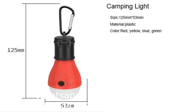 Tent Lamp Portable LED Tent Light Clip Hook Hurricane Emergency Lights LED Camping Bulb Camping Tent Lante
