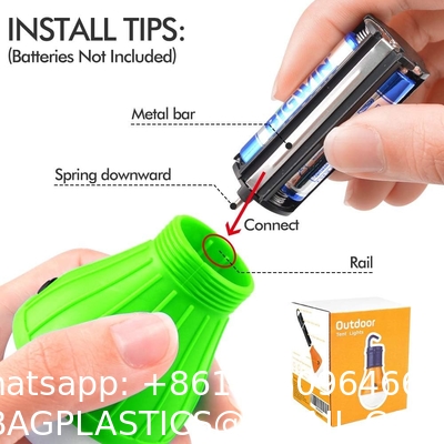 Tent Lamp Portable LED Tent Light Clip Hook Hurricane Emergency Lights LED Camping Bulb Camping Tent Lante