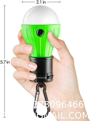 Tent Lamp Portable LED Tent Light Clip Hook Hurricane Emergency Lights LED Camping Bulb Camping Tent Lante