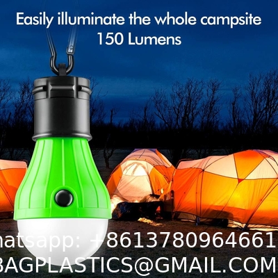 Tent Lamp Portable LED Tent Light Clip Hook Hurricane Emergency Lights LED Camping Bulb Camping Tent Lante