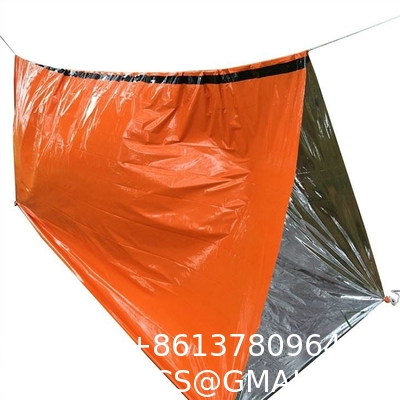 Emergency Tent, 2 Person Tube Tent Survival Shelter Paracord, Stakes, Whistle Ultralight Survival Tent Emergency