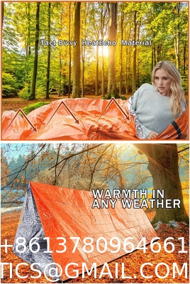 Emergency Tent, 2 Person Tube Tent Survival Shelter Paracord, Stakes, Whistle Ultralight Survival Tent Emergency