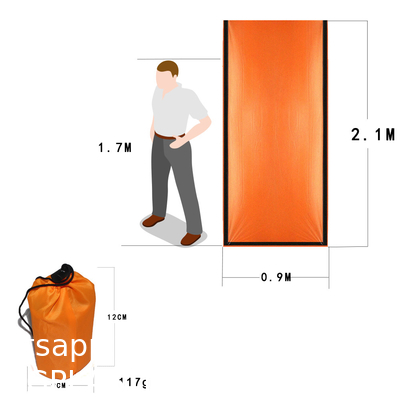 Emergency Sleeping Bag 2 Pack Lightweight Survival Sleeping Bags Thermal Sack Portable Emergency Blanket Campin