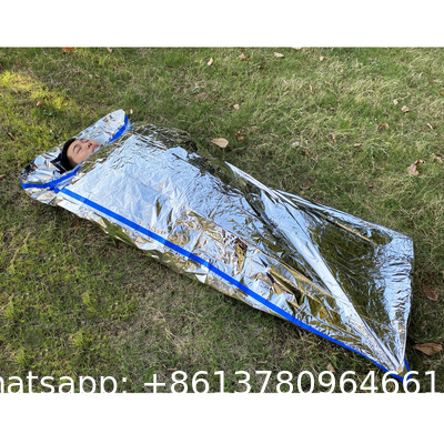 Emergency Sleeping Bag 2 Pack Lightweight Survival Sleeping Bags Thermal Sack Portable Emergency Blanket Campin