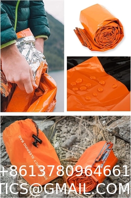 Emergency Sleeping Bag 2 Pack Lightweight Survival Sleeping Bags Thermal Sack Portable Emergency Blanket Campin