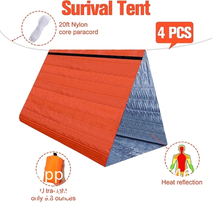 Emergency Sleeping Bag 2 Pack Lightweight Survival Sleeping Bags Thermal Sack Portable Emergency Blanket Campin