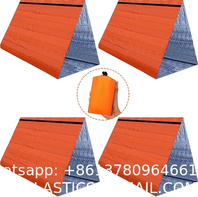 Emergency Sleeping Bag 2 Pack Lightweight Survival Sleeping Bags Thermal Sack Portable Emergency Blanket Campin