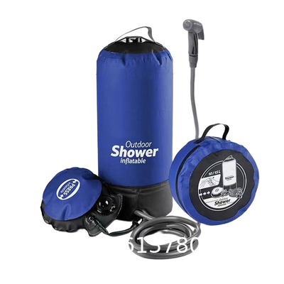 Outdoors Camping Hiking Pressure Shower Hiking Gear Portable Shower Bag, Travel Shower, Pump Pressure Inflatable