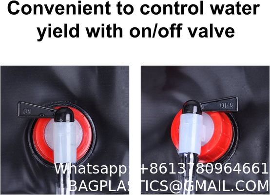 Inflatable Shampoo Basin with Bedside PVC Shower Bag Combo Pack, Shampoo Bowl with Sprayer and Water Bag