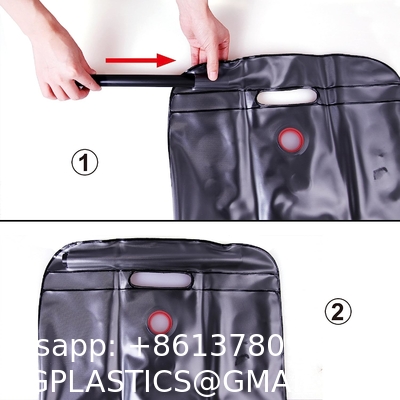 Inflatable Shampoo Basin with Bedside PVC Shower Bag Combo Pack, Shampoo Bowl with Sprayer and Water Bag