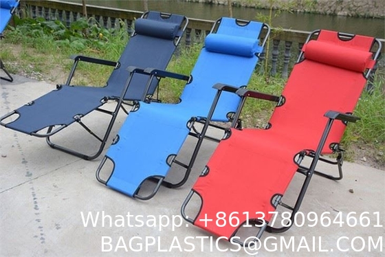 Modern Outdoor Sillas Portable Reclining Lightweight Folding Metal Camping Beach Relaxing Chair