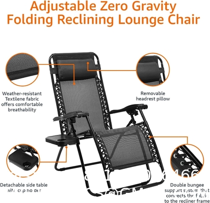 Modern Outdoor Sillas Portable Reclining Lightweight Folding Metal Camping Beach Relaxing Chair