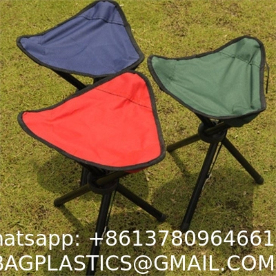 Portable Triangle Camping Fishing Chair, Tripod Stool With Backrest Fishing Camping Chair With Carry Strap