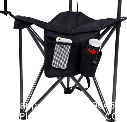 Portable Triangle Camping Fishing Chair, Tripod Stool With Backrest Fishing Camping Chair With Carry Strap