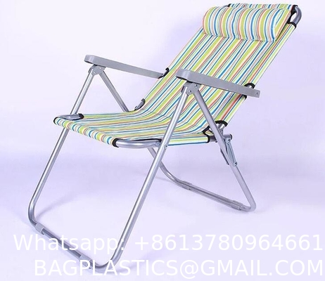 Backpack Beach Chair 5 Positions and Cup Holder Pouch on Side Padded Pillow Storage Bag Lightweight Rustproof