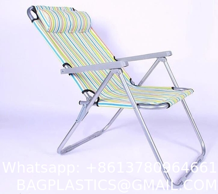 Backpack Beach Chair 5 Positions and Cup Holder Pouch on Side Padded Pillow Storage Bag Lightweight Rustproof