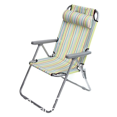 Backpack Beach Chair 5 Positions and Cup Holder Pouch on Side Padded Pillow Storage Bag Lightweight Rustproof