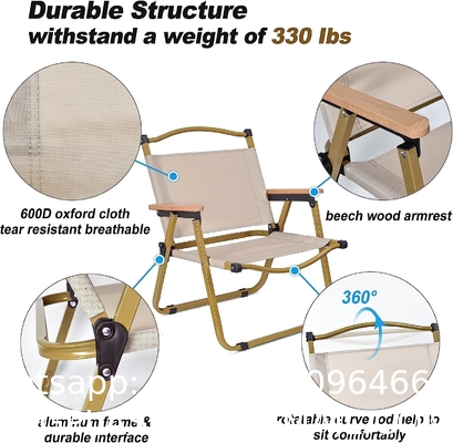Comfortable and Convenient Folding Lawn Chair Outdoor Activities Folding Chairs Portable Outdoor Fishing Chair