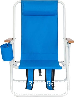 Portable Adjustable Folding Beach Chairs Outdoor Lawn Lounge Reclining Chair Recliners Pillows for Patio,Poolside