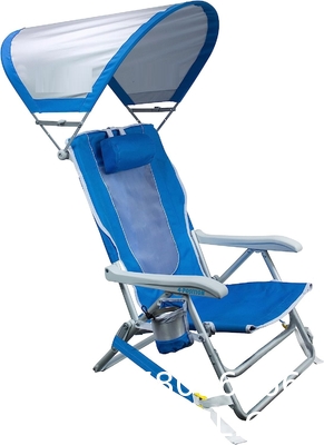Portable Adjustable Folding Beach Chairs Outdoor Lawn Lounge Reclining Chair Recliners Pillows for Patio,Poolside
