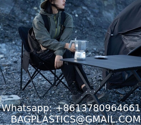 Portable Folding Padded Camping Chair For Lawn Camp Hiking Beach Sports Hunting, Beige