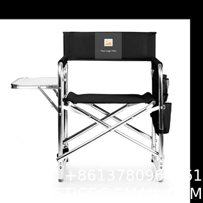 Custom Aluminum Folding Foldable Kids Director Chair Side Table Multifunctional Hiking Lightweight Backpacking