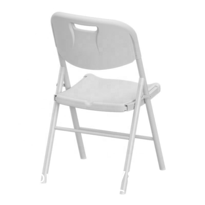Wholesale Folding Portable Pp Plastic Metallic Frame Dinning Chair Plastic Chairs For Events