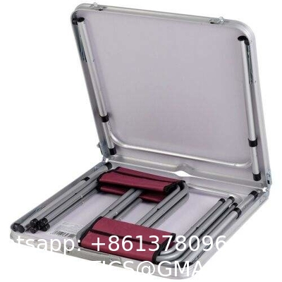 Multifunctional Frame Garden Dinning Folding Alu Camping Traveling Table Wholesale Factory Custom Logo Foldable