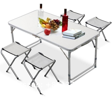 Multifunctional Frame Garden Dinning Folding Alu Camping Traveling Table Wholesale Factory Custom Logo Foldable
