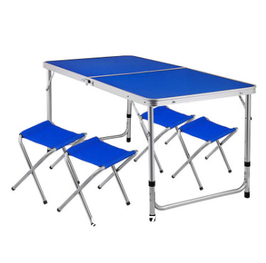 Multifunctional Frame Garden Dinning Folding Alu Camping Traveling Table Wholesale Factory Custom Logo Foldable