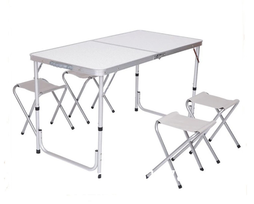 Multifunctional Frame Garden Dinning Folding Alu Camping Traveling Table Wholesale Factory Custom Logo Foldable