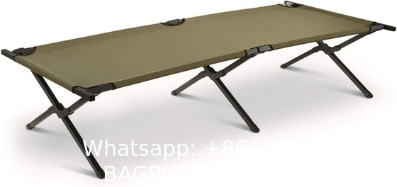 Outdoor Sports Hiking Camping Cheap Metal Folding Bed Aluminum Camping Bed Metal Outdoor Bed