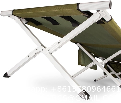 Outdoor Sports Hiking Camping Cheap Metal Folding Bed Aluminum Camping Bed Metal Outdoor Bed