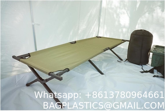 Outdoor Sports Hiking Camping Cheap Metal Folding Bed Aluminum Camping Bed Metal Outdoor Bed