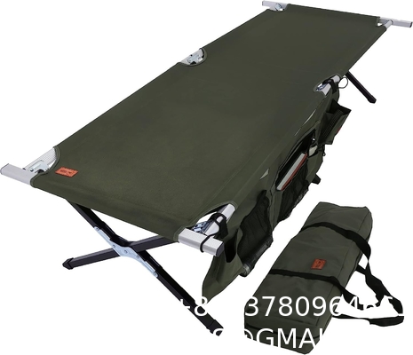 Outdoor Sports Hiking Camping Cheap Metal Folding Bed Aluminum Camping Bed Metal Outdoor Bed