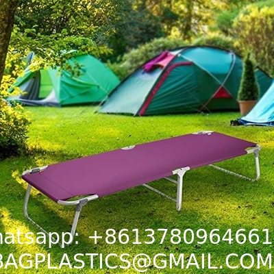 Folding Camping Cot, Portable Foldable Military Cot, Canvas Sleeping Bed, Outdoor Comfortable Lightweight Camp Bed