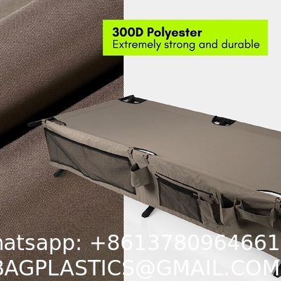 Folding Camping Cot, Portable Foldable Military Cot, Canvas Sleeping Bed, Outdoor Comfortable Lightweight Camp Bed
