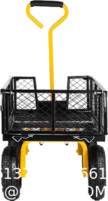 Outdoor Garden Heavy Duty Utility Portable Large Capacity Camping Collapsible Wagon Cart With All-Terrain Wheels