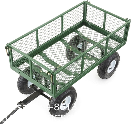Outdoor Garden Heavy Duty Utility Portable Large Capacity Camping Collapsible Wagon Cart With All-Terrain Wheels