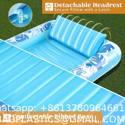 Inflatable Tanning Pool Lounger Float, Sun Tan Tub Sunbathing Raft Floatie Toys Water Filled Tanning Bed Mat