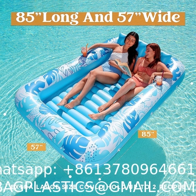 Inflatable Tanning Pool Lounger Float, Sun Tan Tub Sunbathing Raft Floatie Toys Water Filled Tanning Bed Mat