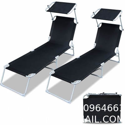 Modern Outdoor Hotel Floor Portable Swimming Pool Folding Chaise Lounge Chair For Living Room