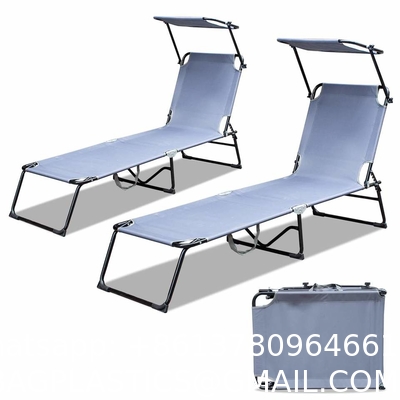 Modern Outdoor Hotel Floor Portable Swimming Pool Folding Chaise Lounge Chair For Living Room