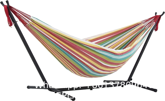 Hammocks with Stand Included, Space Saving Steel V-Type, Standing Hammocks, Indoor Outdoor Patio Yard