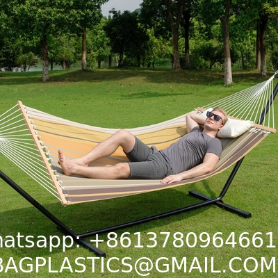 Hammocks with Stand Included, Space Saving Steel V-Type, Standing Hammocks, Indoor Outdoor Patio Yard