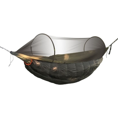 Camping Hammock with Mosquito Net, Hammocks with 13ft Tree Straps Carabiners, Automatic Quick Open Outdoor