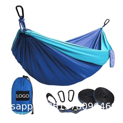 Camping Hammock with Mosquito Net, Hammocks with 13ft Tree Straps Carabiners, Automatic Quick Open Outdoor
