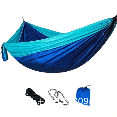 Camping Hammock with Mosquito Net, Hammocks with 13ft Tree Straps Carabiners, Automatic Quick Open Outdoor